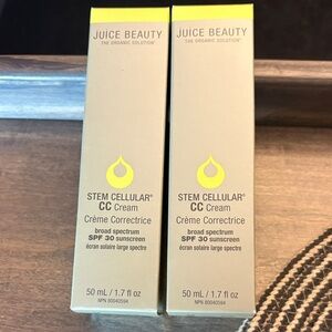 Lot of 2 Juice Beauty Stem Cellular CC foundation Cream New in box